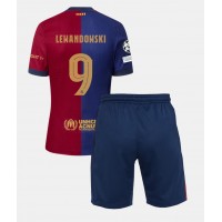 Barcelona Robert Lewandowski #9 Replica Home Minikit 2024-25 Short Sleeve (+ pants)